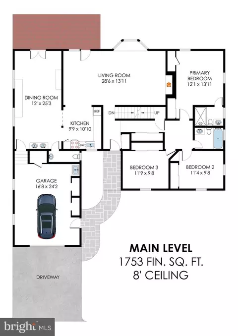 Floorplan - 6433 Tucker Ave, Mclean, VA 22101 photo 2 of 4
