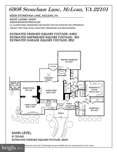 Floorplan - 6305 Stoneham Ln, Mclean, VA 22101 photo 1 of 3