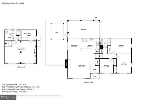 Floorplan - 7433 Grace St, Springfield, VA 22150 photo 1 of 1