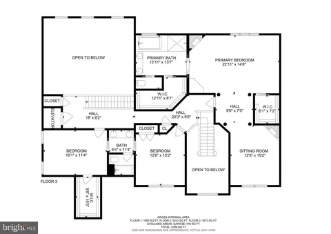 Floorplan - 6214 Wayles St, Springfield, VA 22150 photo 1 of 7