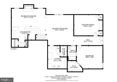 Floorplan - 6214 Wayles St, Springfield, VA 22150 photo 2 of 7