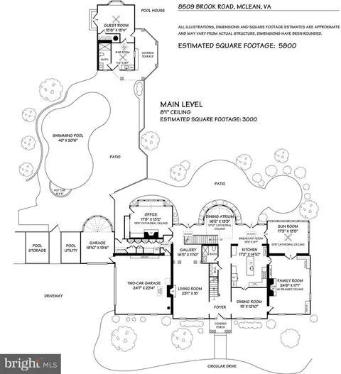 Floorplan - 8509 Brook Rd, Mclean, VA 22102 photo 1 of 3
