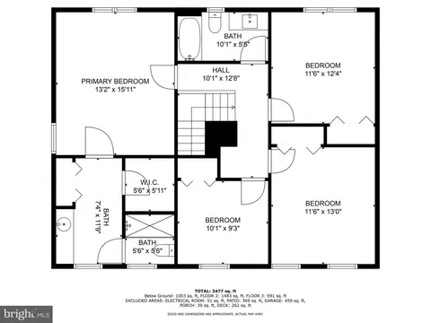 Floorplan - 6215 Winnepeg Dr, Burke, VA 22015 photo 3 of 4