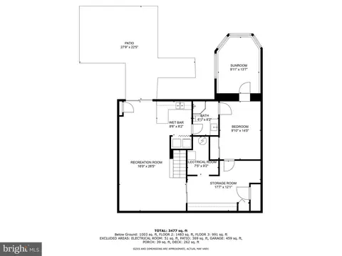 Floorplan - 6215 Winnepeg Dr, Burke, VA 22015 photo 1 of 4