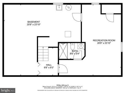 Floorplan - 6909 Sydenstricker Rd, Springfield, VA 22152 photo 4 of 4