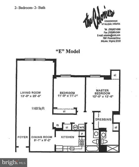 Floorplan - 7720 Tremayne Pl #310, Mclean, VA 22102 photo 1 of 1