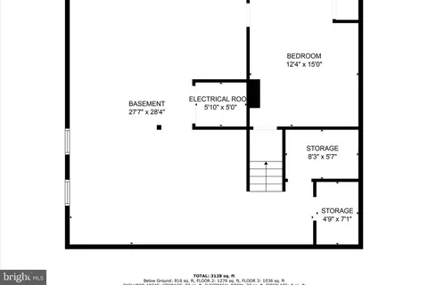 Floorplan - 9521 Retriever Rd, Burke, VA 22015 photo 1 of 4