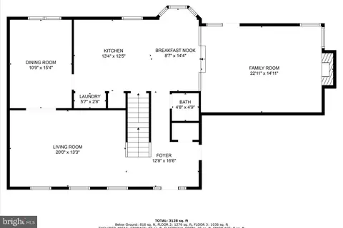 Floorplan - 9521 Retriever Rd, Burke, VA 22015 photo 2 of 4