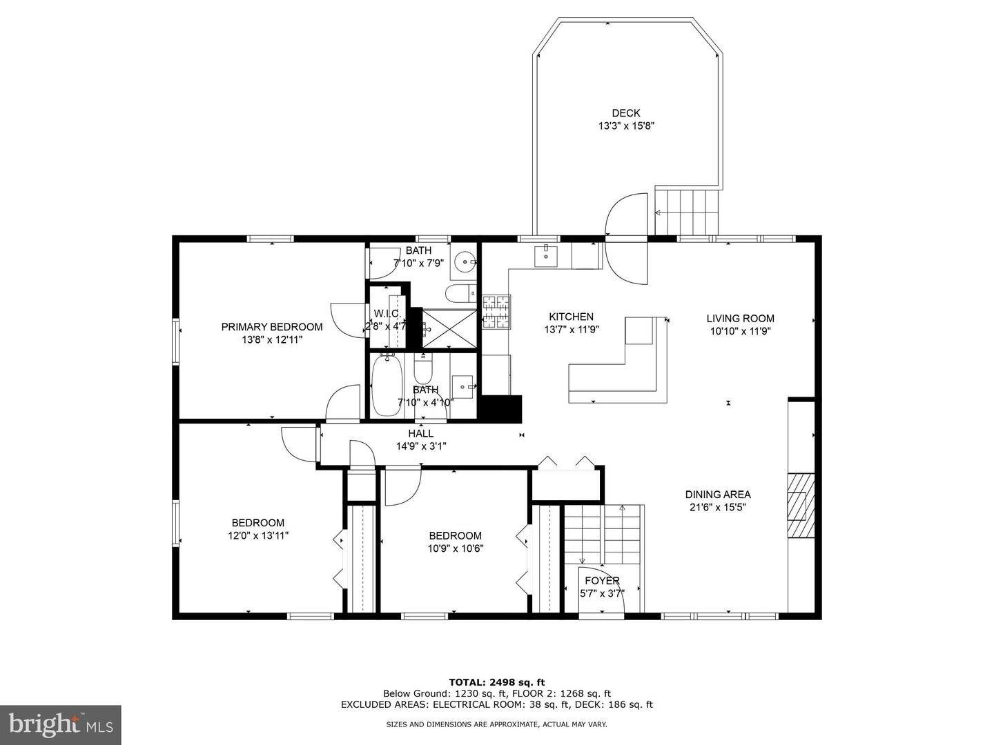 Floorplan - 8713 Kerry Ln, Springfield, VA 22152 photo 2 of 2