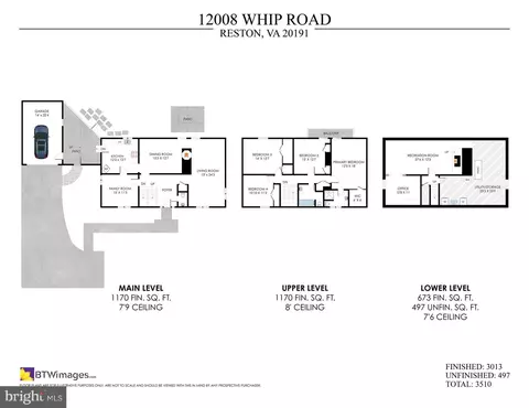 Floorplan - 12008 Whip Rd, Reston, VA 20191 photo 1 of 4
