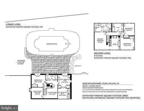 Floorplan - 6202 Nethercombe Ct, Mclean, VA 22101 photo 2 of 2