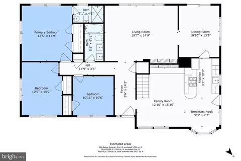 Floorplan - 1802 Briar Ridge Ct, Mclean, VA 22101 photo 1 of 2