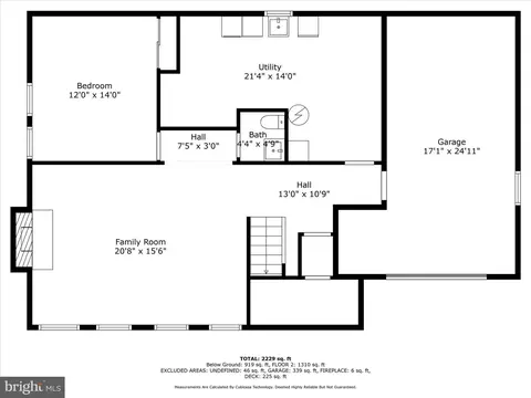 Floorplan - 8814 Aquary Ct, Springfield, VA 22153 photo 2 of 3