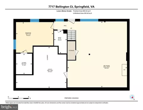 Floorplan - 7717 Bellington Ct, Springfield, VA 22151 photo 2 of 2