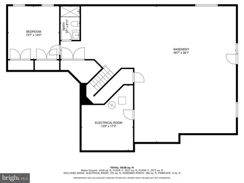 Floorplan - 9447 Brenner Ct, Vienna, VA 22180 photo 5 of 6