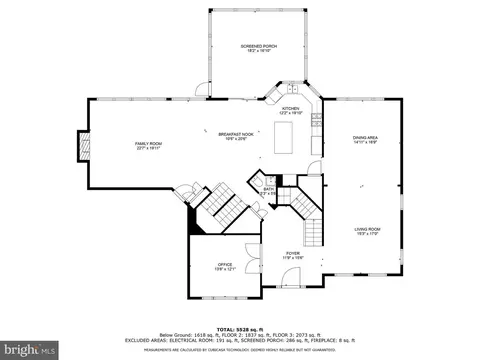 Floorplan - 9447 Brenner Ct, Vienna, VA 22180 photo 2 of 6