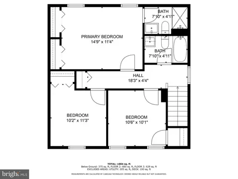 Floorplan - 11670 Stockbridge Ln, Reston, VA 20194 photo 2 of 4