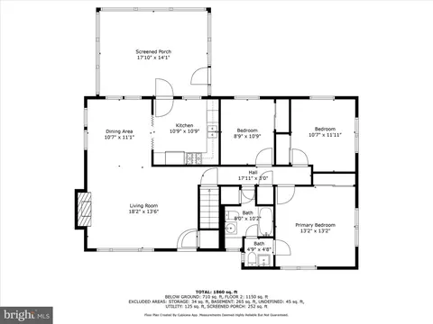 Floorplan - 7517 Inzer St, Springfield, VA 22151 photo 2 of 3