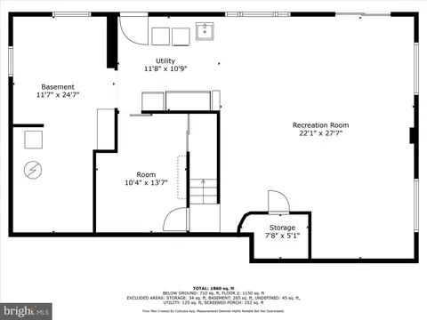 Floorplan - 7517 Inzer St, Springfield, VA 22151 photo 1 of 3