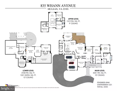 Floorplan - 835 Whann Ave, Mclean, VA 22101 photo 1 of 4