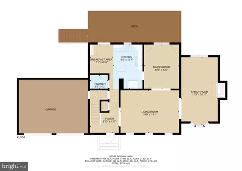 Floorplan - 651 Eric Ct, Herndon, VA 20170 photo 3 of 4