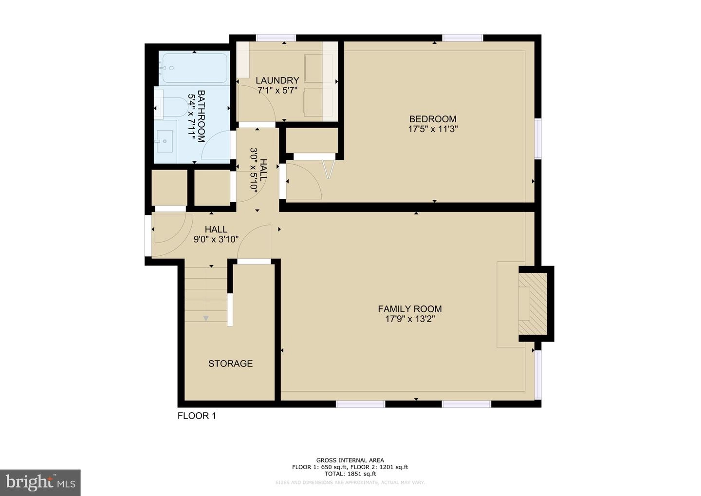 Floorplan - 8807 Hayload Ct, Springfield, VA 22153 photo 1 of 3