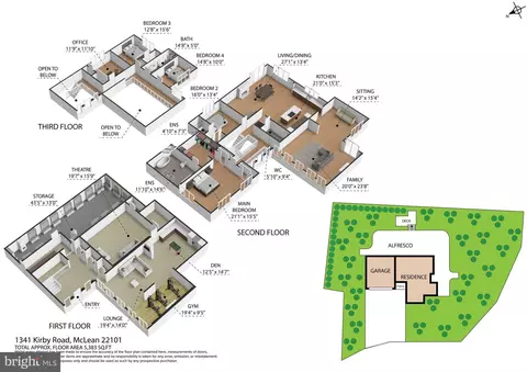 Floorplan - 1341 Kirby Rd, Mclean, VA 22101 photo 1 of 1