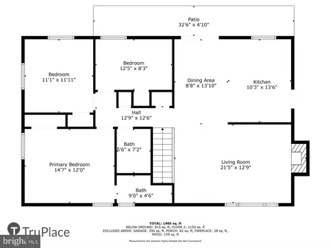Floorplan - 5509 Flag Run Dr, Springfield, VA 22151 photo 1 of 3