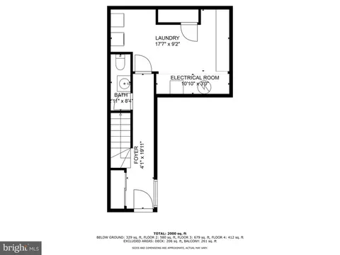 Floorplan - 11519 Hickory Cluster, Reston, VA 20190 photo 4 of 4