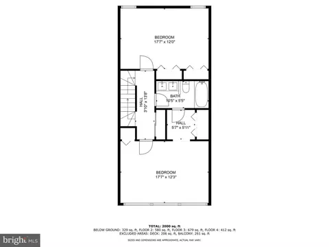 Floorplan - 11519 Hickory Cluster, Reston, VA 20190 photo 2 of 4