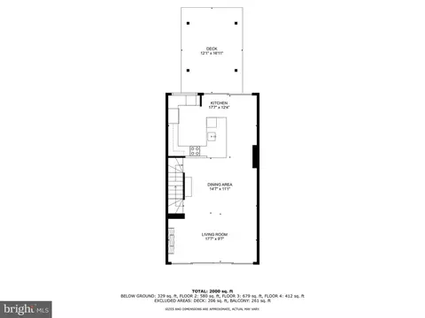 Floorplan - 11519 Hickory Cluster, Reston, VA 20190 photo 1 of 4