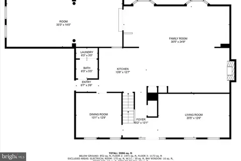 Floorplan - 7561 Vogels Way, Springfield, VA 22153 photo 1 of 4