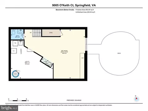 Floorplan - 9005 Okeith Ct, Springfield, VA 22152 photo 3 of 3
