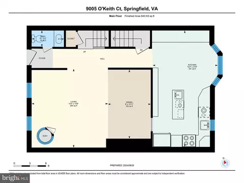 Floorplan - 9005 Okeith Ct, Springfield, VA 22152 photo 1 of 3