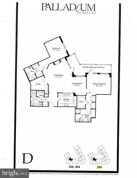 Floorplan - 1450 Emerson Ave #204, Mclean, VA 22101 photo 1 of 1