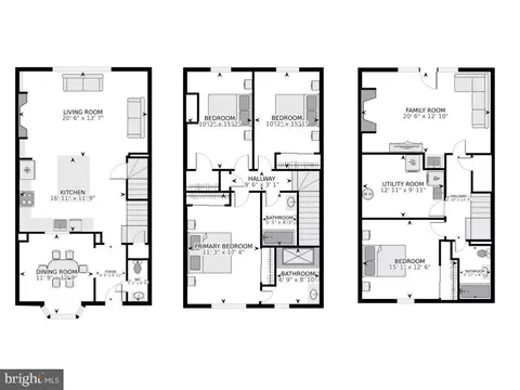 Floorplan - 6725 Baron Rd, Mclean, VA 22101 photo 1 of 1