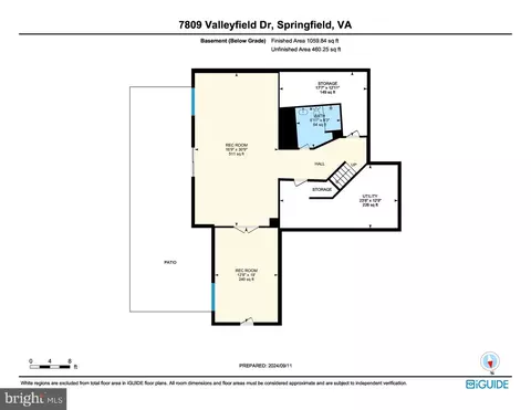 Floorplan - 7809 Valleyfield Dr, Springfield, VA 22153 photo 3 of 4