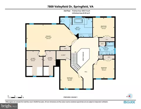 Floorplan - 7809 Valleyfield Dr, Springfield, VA 22153 photo 1 of 4