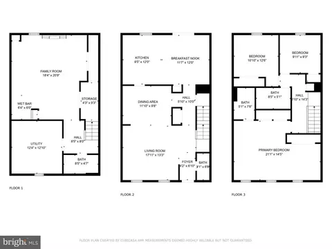 Floorplan - 7919 Birchtree Ct, Springfield, VA 22152 photo 4 of 4