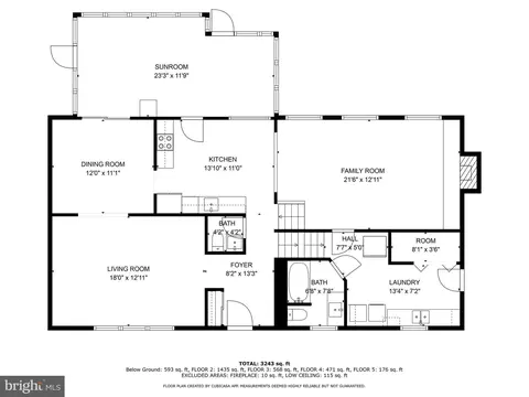 Floorplan - 9608 Braddock Rd, Fairfax, VA 22032 photo 2 of 6