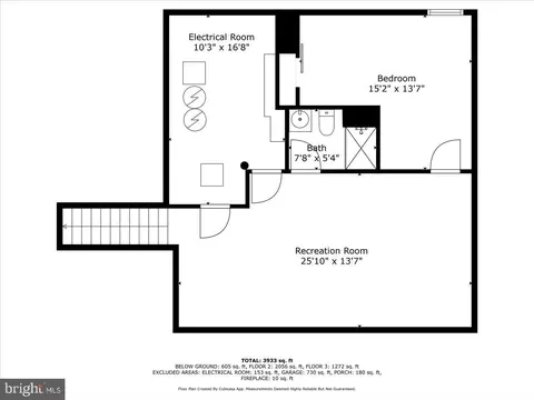 Floorplan - 933 Ridge Dr, Mclean, VA 22101 photo 3 of 4