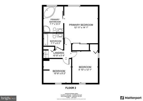 Floorplan - 8483 Falling Leaf Rd, Springfield, VA 22153 photo 2 of 3