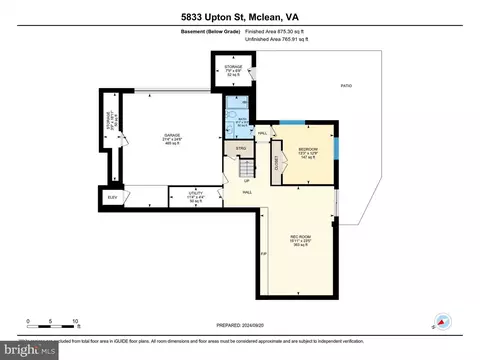 Floorplan - 5833 Upton St, Mclean, VA 22101 photo 3 of 3