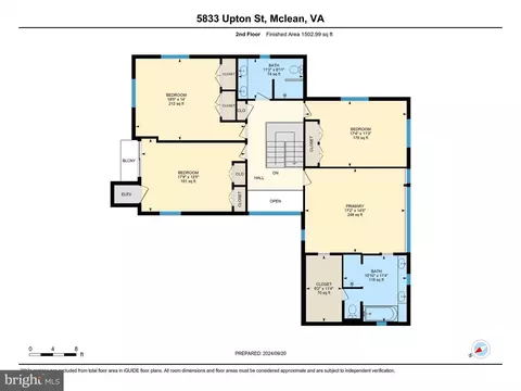 Floorplan - 5833 Upton St, Mclean, VA 22101 photo 2 of 3