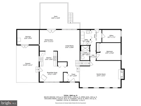 Floorplan - 7312 Langsford Ct, Springfield, VA 22153 photo 2 of 5