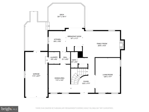 Floorplan - 8606 Powder Horn Rd, Springfield, VA 22152 photo 2 of 4