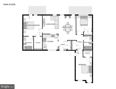Floorplan - 1300 Windleaf Dr #G, Reston, VA 20194 photo 1 of 1