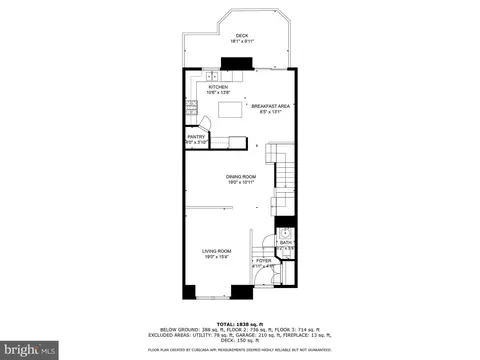 Floorplan - 8722 Stone Hill Pl, Springfield, VA 22153 photo 2 of 3