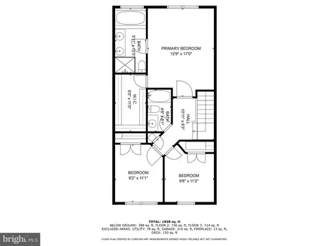 Floorplan - 8722 Stone Hill Pl, Springfield, VA 22153 photo 3 of 3