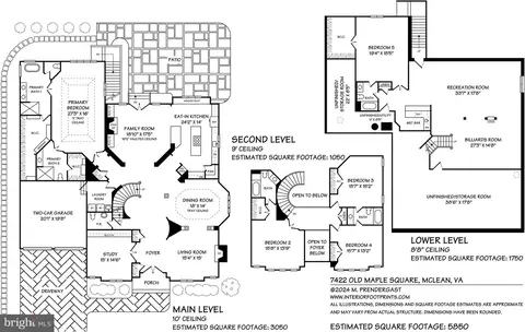 Floorplan - 7422 Old Maple Sq, Mclean, VA 22102 photo 1 of 1
